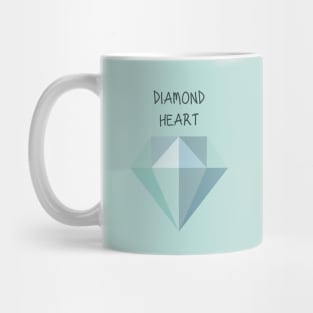 Diamond heart Mug